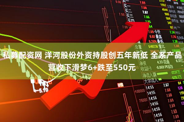 私募配资网 洋河股份外资持股创五年新低 全系产品营收下滑梦6+跌至550元